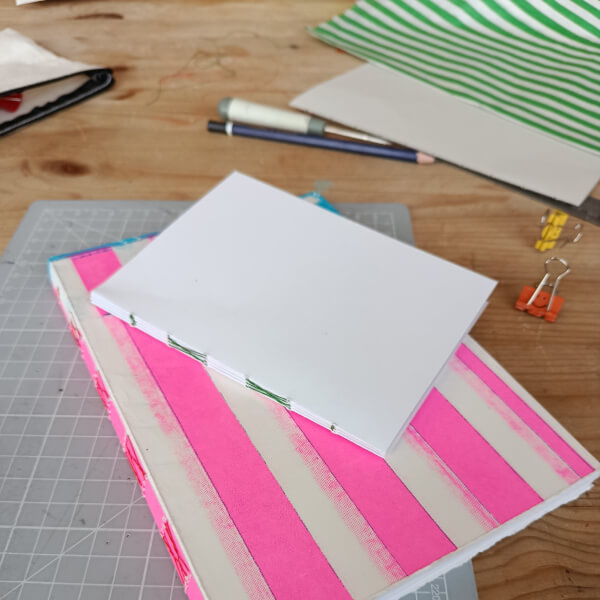 Bookbinding Taster Workshop: French Link Stitch review by Kimberley Booth - London