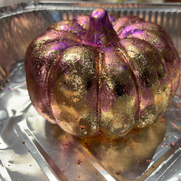 Fabulous Foiled Pumpkins Workshop review by Aimee Tennent - Newport