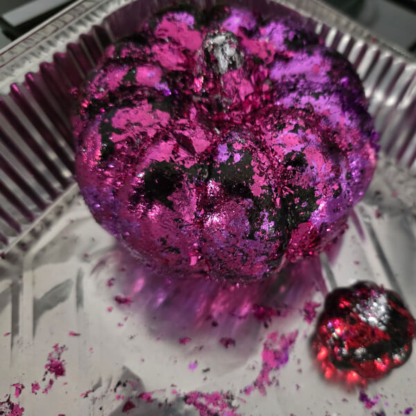 Fabulous Foiled Pumpkins Workshop review by Aimee Tennent - Newport