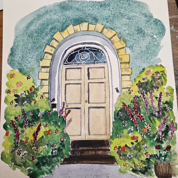 Improvers Ink and Watercolour Sketchalong Workshop review by Jo Rayner - Leicester