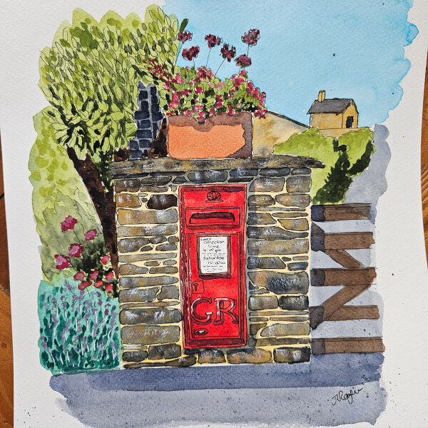 Improvers Ink and Watercolour Sketchalong Workshop review by Jo Rayner - Leicester