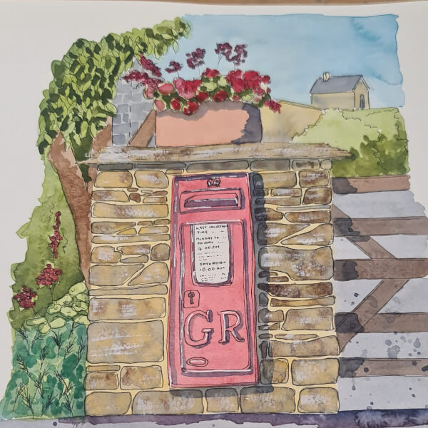 Improvers Ink and Watercolour Sketchalong Workshop review by Karen Garner-Wood - Leicester