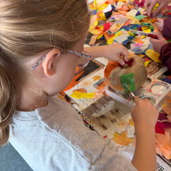 Kids' Halloween Mache Pumpkin Workshop review by Joy Ashley - Newcastle