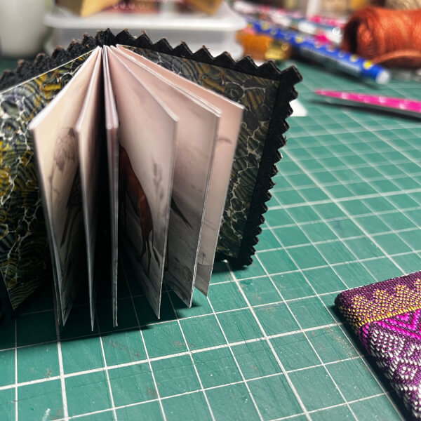 Mini Book Making Workshop review by Vivian Adderley - Leicester