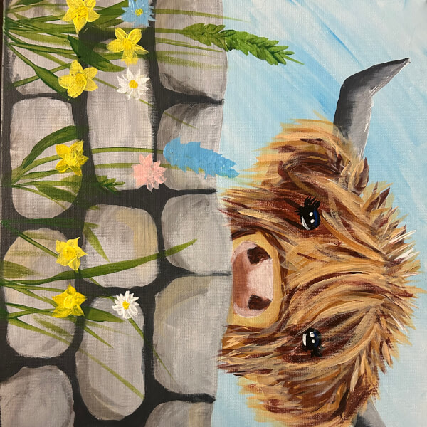 Paint and Sip Class, Brush Party - Cheltenham the Tavern review by Beth Parkin - Gloucester