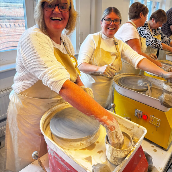 Pottery Class Wheel Throwing - BYOB and Pottery Manchester review by Lindsay Wood - Manchester