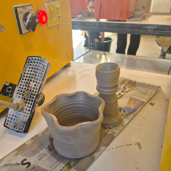 Pottery Class Wheel Throwing - BYOB and Pottery Manchester review by Lindsay Wood - Manchester