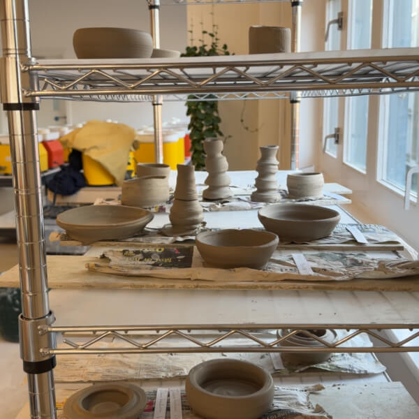 Pottery Class Wheel Throwing - BYOB and Pottery Manchester review by Sara Assolamy - Manchester