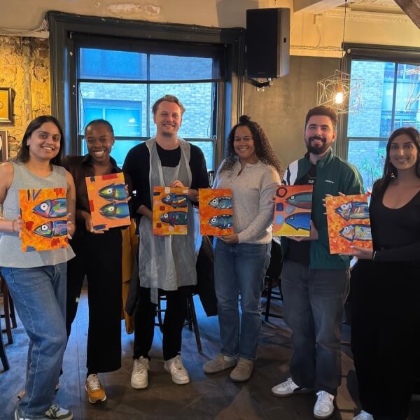 Sip and Paint Workshop review by Sonali Hirani - London