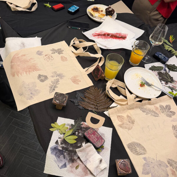 Stamp and Stitch Embroidery and Printmaking - Tote Bags Workshop review by Leah Keirle - Manchester