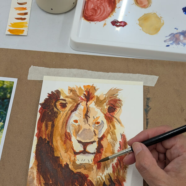 Watercolour Painting Class review by Deb Nuttall - Nottingham