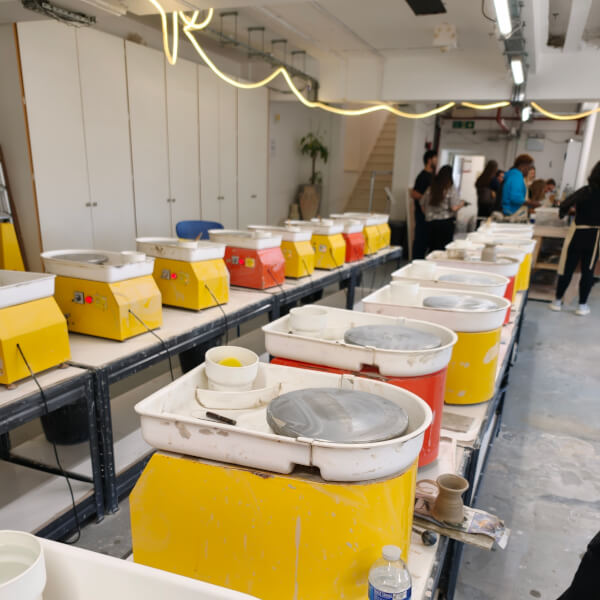 Wheel Throwing Pottery Class - BYOB and Pottery review by Symone Marie Allijohn - London